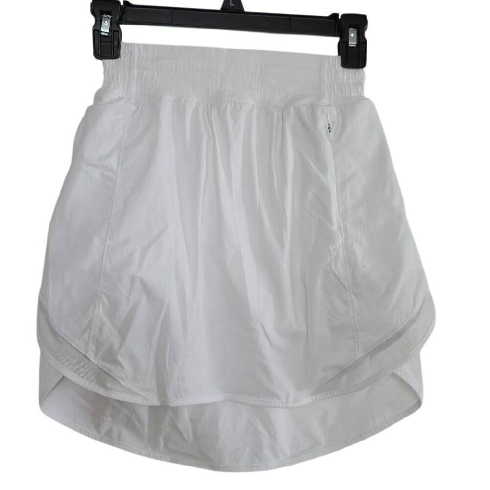 Lululemon Women's Size 2 White Athletic Skort w Pockets